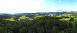 Archived image Webcam Panoramic view of Grafenau in the Bavarian Forest 17:00