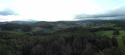 Archived image Webcam Panoramic view of Grafenau in the Bavarian Forest 19:00