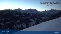 Archived image Webcam Gstaad - Eggli Mountain Restaurant 06:00