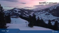 Archiv Foto Webcam Gstaad - Blick zum Eggli Bergrestaurant 06:00