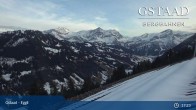 Archiv Foto Webcam Gstaad - Blick zum Eggli Bergrestaurant 16:00