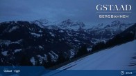 Archiv Foto Webcam Gstaad - Blick zum Eggli Bergrestaurant 18:00