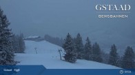 Archiv Foto Webcam Gstaad - Blick zum Eggli Bergrestaurant 06:00