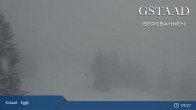 Archiv Foto Webcam Gstaad - Blick zum Eggli Bergrestaurant 08:00