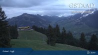 Archiv Foto Webcam Gstaad - Blick zum Eggli Bergrestaurant 21:00