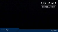 Archiv Foto Webcam Gstaad - Blick zum Eggli Bergrestaurant 23:00