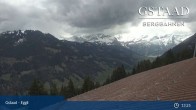 Archiv Foto Webcam Gstaad - Blick zum Eggli Bergrestaurant 07:00