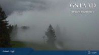Archiv Foto Webcam Gstaad - Blick zum Eggli Bergrestaurant 09:00
