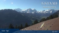 Archiv Foto Webcam Gstaad - Blick zum Eggli Bergrestaurant 08:00