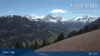 Archiv Foto Webcam Gstaad - Blick zum Eggli Bergrestaurant 12:00