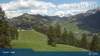 Archiv Foto Webcam Gstaad - Blick zum Eggli Bergrestaurant 14:00