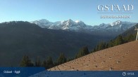 Archiv Foto Webcam Gstaad - Blick zum Eggli Bergrestaurant 06:00