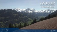 Archiv Foto Webcam Gstaad - Blick zum Eggli Bergrestaurant 12:00