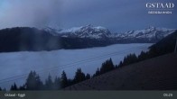 Archiv Foto Webcam Gstaad - Blick zum Eggli Bergrestaurant 04:00