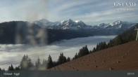 Archiv Foto Webcam Gstaad - Blick zum Eggli Bergrestaurant 06:00
