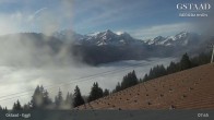 Archiv Foto Webcam Gstaad - Blick zum Eggli Bergrestaurant 07:00