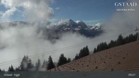 Archiv Foto Webcam Gstaad - Blick zum Eggli Bergrestaurant 08:00