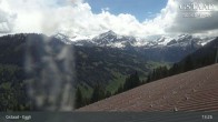 Archiv Foto Webcam Gstaad - Blick zum Eggli Bergrestaurant 12:00