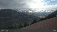Archiv Foto Webcam Gstaad - Blick zum Eggli Bergrestaurant 16:00