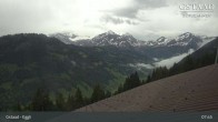 Archiv Foto Webcam Gstaad - Blick zum Eggli Bergrestaurant 08:00
