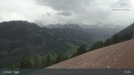 Archiv Foto Webcam Gstaad - Blick zum Eggli Bergrestaurant 12:00