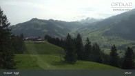 Archiv Foto Webcam Gstaad - Blick zum Eggli Bergrestaurant 08:00