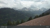 Archiv Foto Webcam Gstaad - Blick zum Eggli Bergrestaurant 14:00