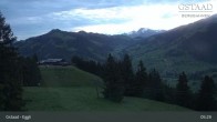 Archiv Foto Webcam Gstaad - Blick zum Eggli Bergrestaurant 04:00