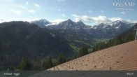 Archiv Foto Webcam Gstaad - Blick zum Eggli Bergrestaurant 08:00
