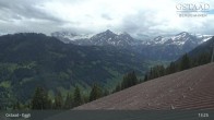 Archiv Foto Webcam Gstaad - Blick zum Eggli Bergrestaurant 12:00