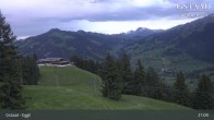 Archiv Foto Webcam Gstaad - Blick zum Eggli Bergrestaurant 20:00