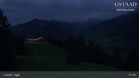 Archiv Foto Webcam Gstaad - Blick zum Eggli Bergrestaurant 02:00