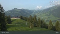 Archiv Foto Webcam Gstaad - Blick zum Eggli Bergrestaurant 18:00