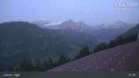 Archiv Foto Webcam Gstaad - Blick zum Eggli Bergrestaurant 02:00
