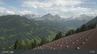 Archiv Foto Webcam Gstaad - Blick zum Eggli Bergrestaurant 16:00