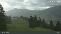 Archiv Foto Webcam Gstaad - Blick zum Eggli Bergrestaurant 18:00