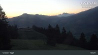 Archiv Foto Webcam Gstaad - Blick zum Eggli Bergrestaurant 04:00