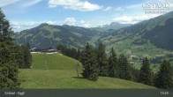 Archiv Foto Webcam Gstaad - Blick zum Eggli Bergrestaurant 12:00
