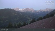 Archiv Foto Webcam Gstaad - Blick zum Eggli Bergrestaurant 02:00
