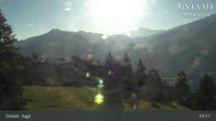 Archiv Foto Webcam Gstaad - Blick zum Eggli Bergrestaurant 06:00