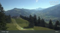 Archiv Foto Webcam Gstaad - Blick zum Eggli Bergrestaurant 08:00
