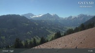 Archiv Foto Webcam Gstaad - Blick zum Eggli Bergrestaurant 10:00