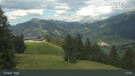 Archiv Foto Webcam Gstaad - Blick zum Eggli Bergrestaurant 16:00