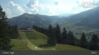 Archiv Foto Webcam Gstaad - Blick zum Eggli Bergrestaurant 08:00