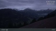 Archiv Foto Webcam Gstaad - Blick zum Eggli Bergrestaurant 03:00
