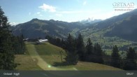 Archiv Foto Webcam Gstaad - Blick zum Eggli Bergrestaurant 09:00