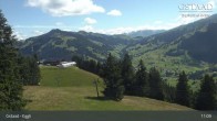 Archiv Foto Webcam Gstaad - Blick zum Eggli Bergrestaurant 11:00