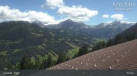 Archiv Foto Webcam Gstaad - Blick zum Eggli Bergrestaurant 15:00