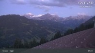 Archiv Foto Webcam Gstaad - Blick zum Eggli Bergrestaurant 02:00