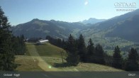 Archiv Foto Webcam Gstaad - Blick zum Eggli Bergrestaurant 08:00